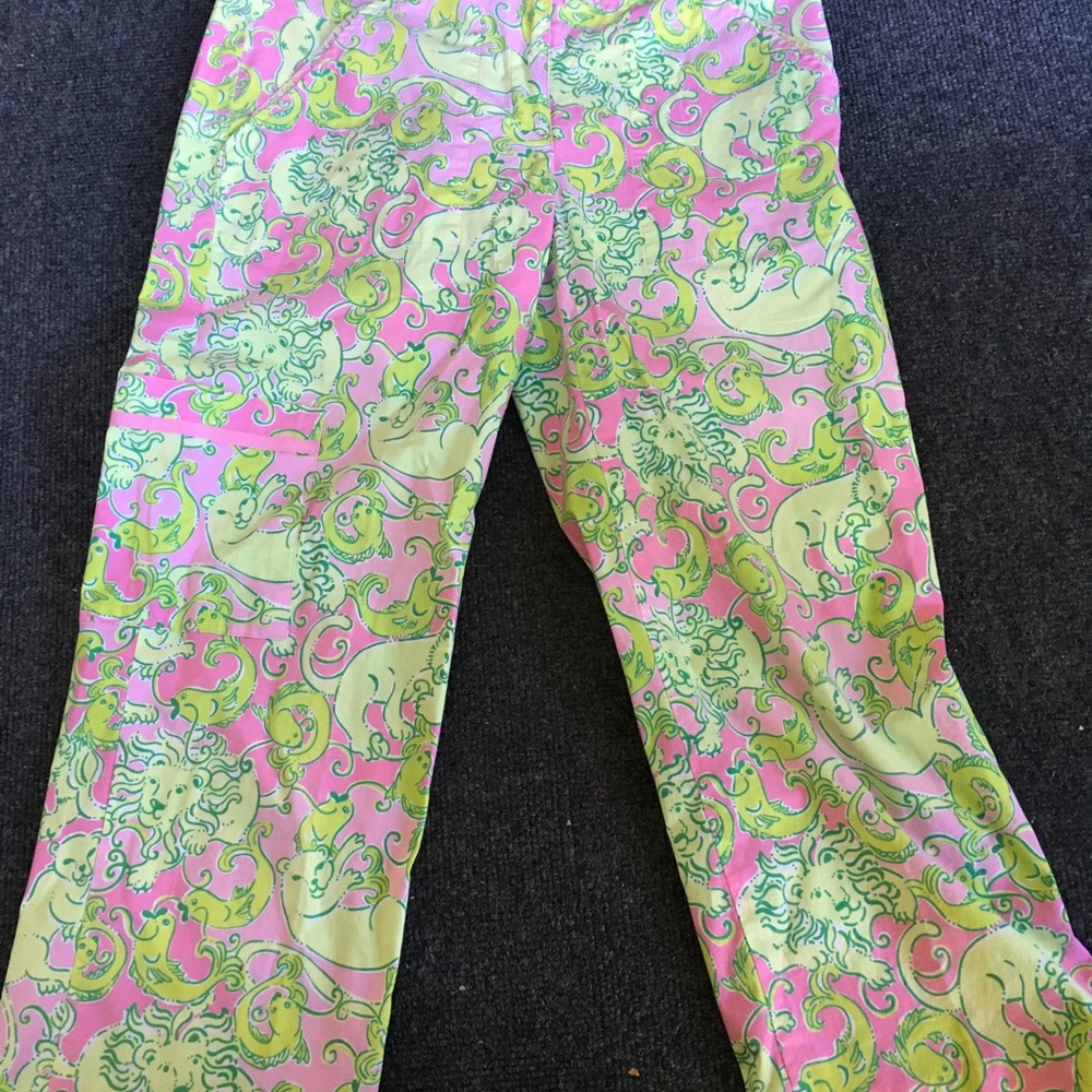 Lily Pulitzer crop cargo pant size 8